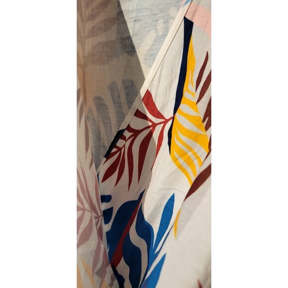 MSBASIC Short Sleeve Tropical Floral V Neck Summer Midi Dress XL - Picture 11 of 11